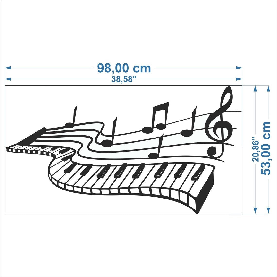 Music Notes Wall Art - Etgshop LLC