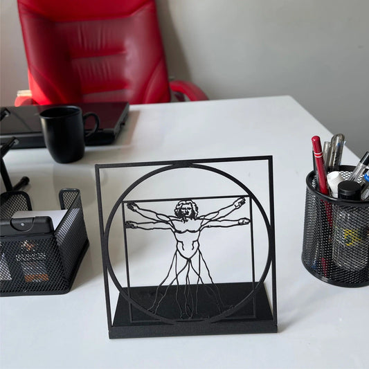 Vitruvian Metal Desktop Decor Etgshop20B